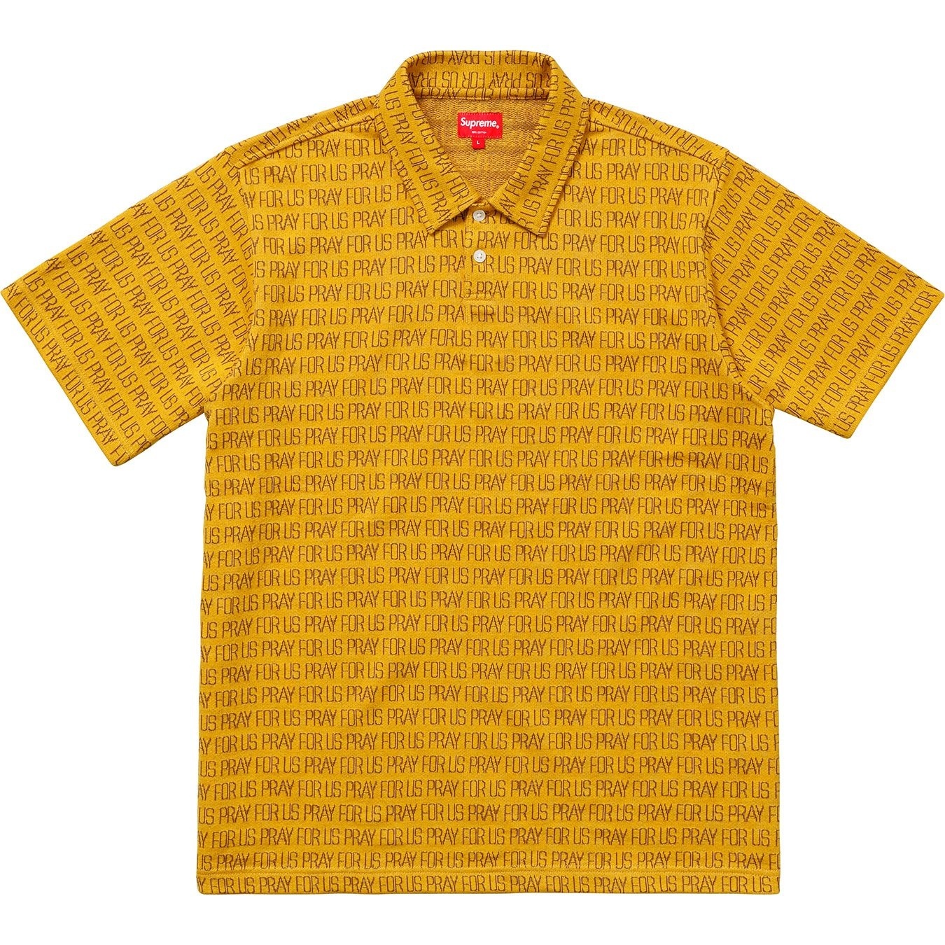 Pray For Us Jacquard Polo view 4